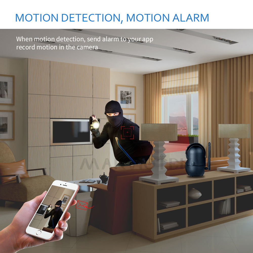 360° WiFi Security Camera | Auto-Tracking, 1080P HD, Remote View