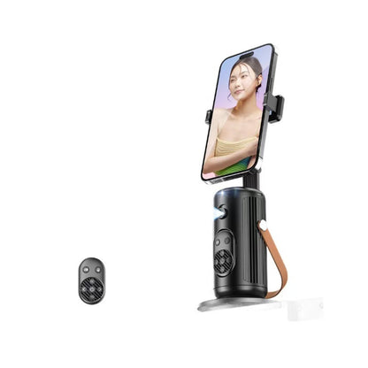 AI Face Tracking Phone Holder | 360° Auto Follow, Live Streaming, Bluetooth Remote